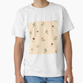 Dahlia hydrangea rose pattern cute a watercolor beige by Yana Mustafina | Boho Soulful Designs