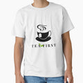 Mad Tea Energy Minimal Tea Leaf | Green Tea Aesthetic Minimalist Design by glowtrendz
