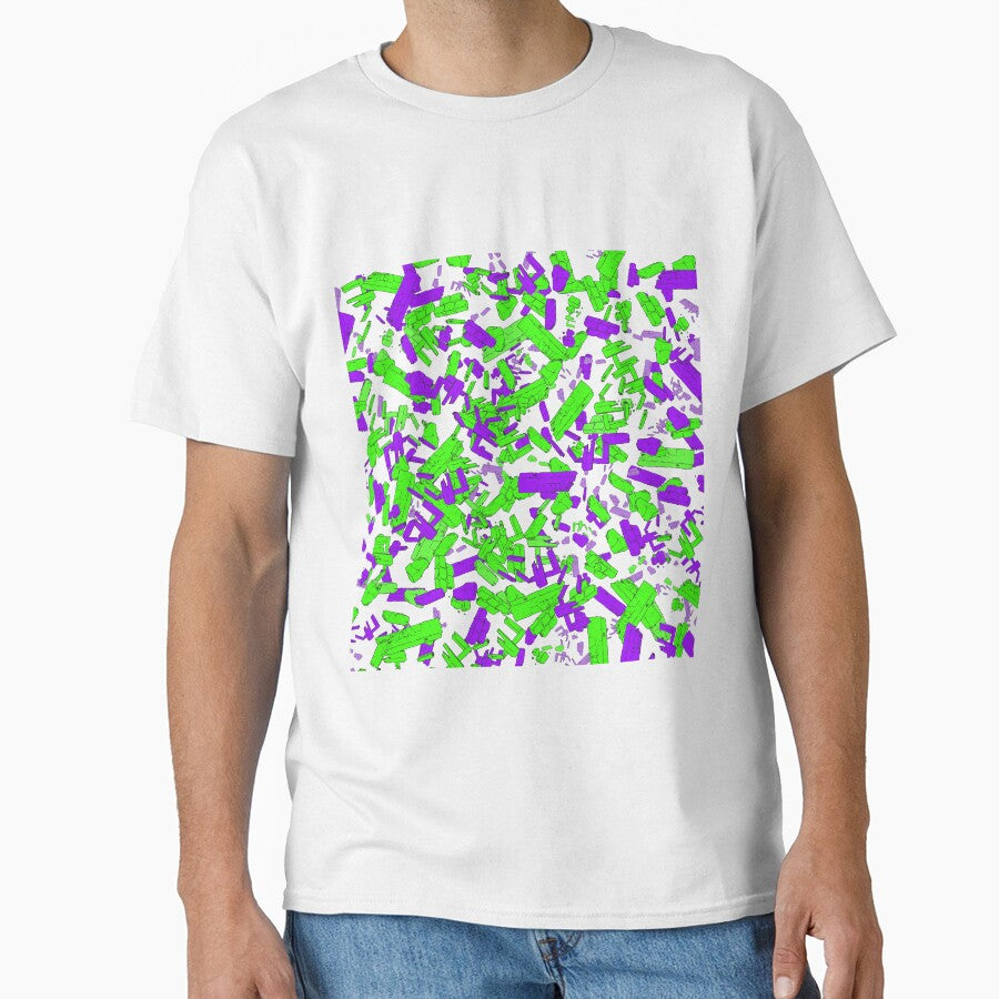 Neon genesis -sci fi art - green purple by Thecolorschemer