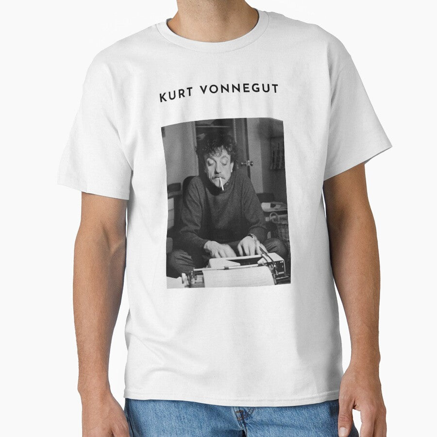 Kurt Vonnegut Art Print by calorula