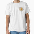 Peaceful Daisy – Retro Minimal Smiling Flower Face by goodsunday28
