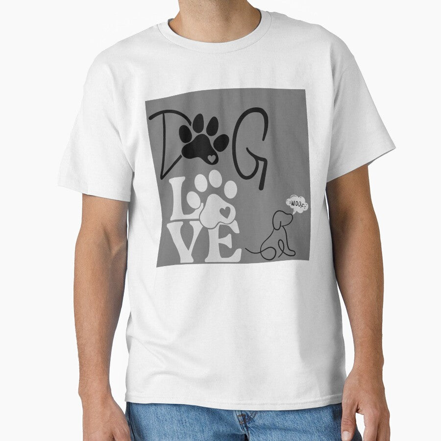 Charming Dog Lover Art: Paws, Hearts, and a Woof that Speaks Volumes by steph5477