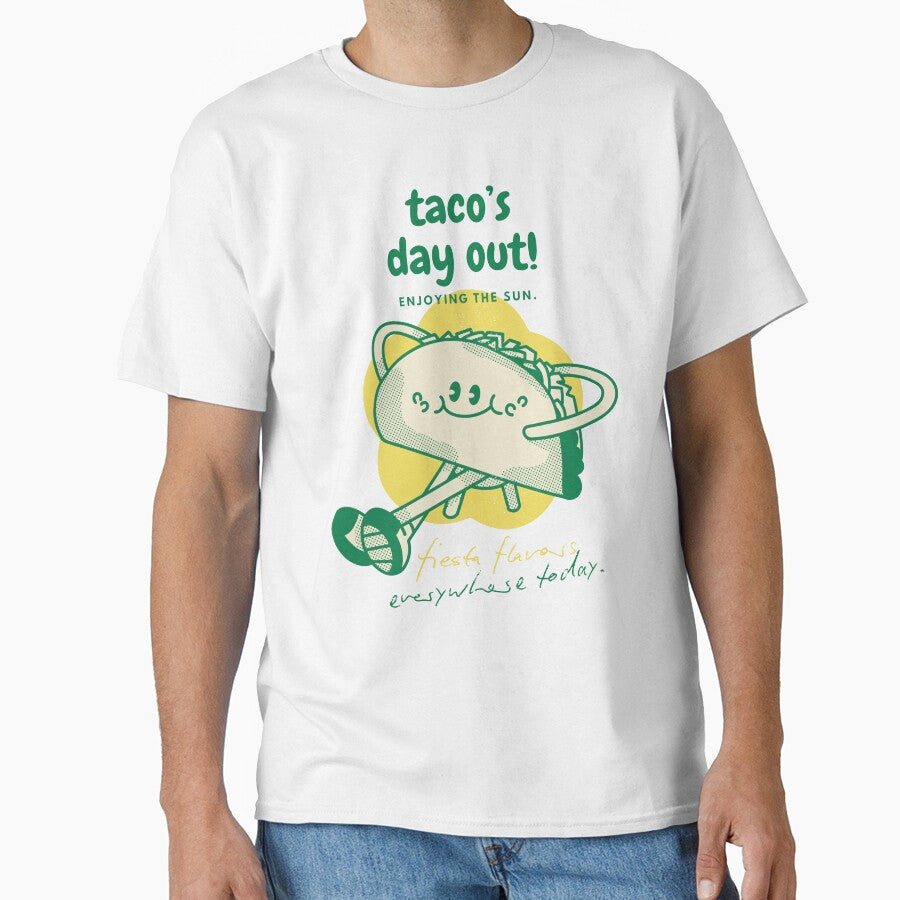 Playful Taco with Big Smile and Warm Colors by SplashTastic