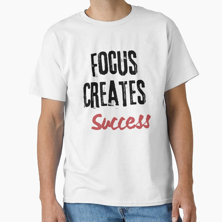 Focus Creates Success Motivation Quote Design by Adappai