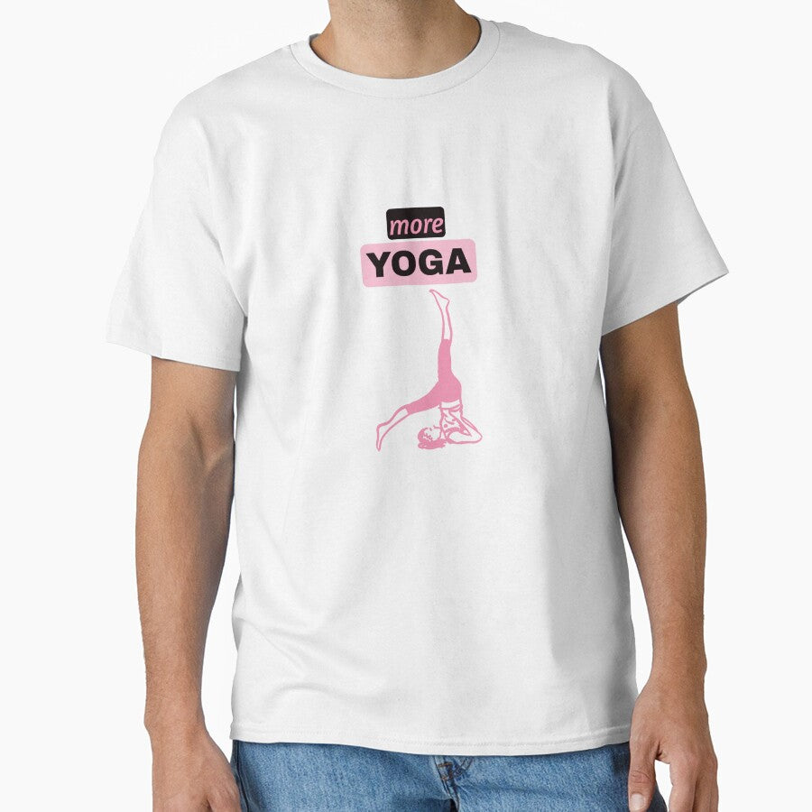 More Yoga – Minimal Yoga Pose Design for Fitness & Mindfulness Lovers by Giota29
