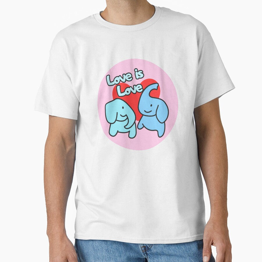 Two Trunks - Love is Love - Elephants by EvergreenRevolt