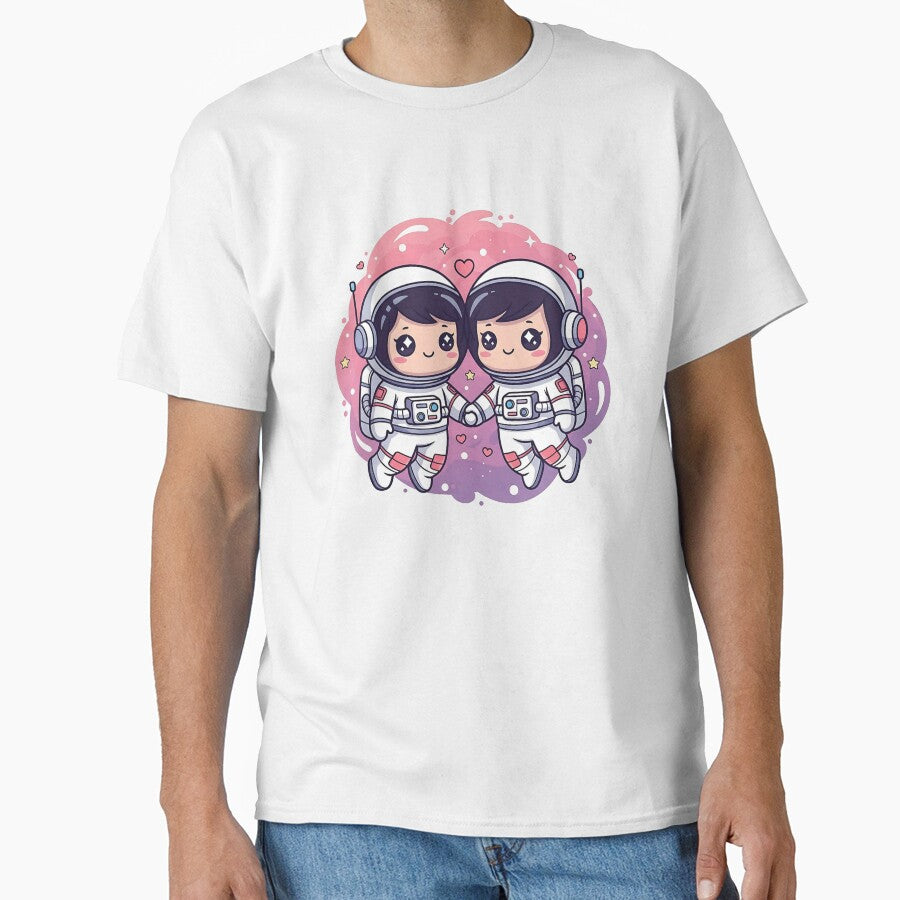 Astronaut Love – Floating Together in Space | Valentine’s Day Cosmic Couple by Pluto ⭐️