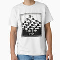 M.C. Escher, Sky and Water, Surreal Bird Fish Tessellation Decor by Artistic Gift Print
