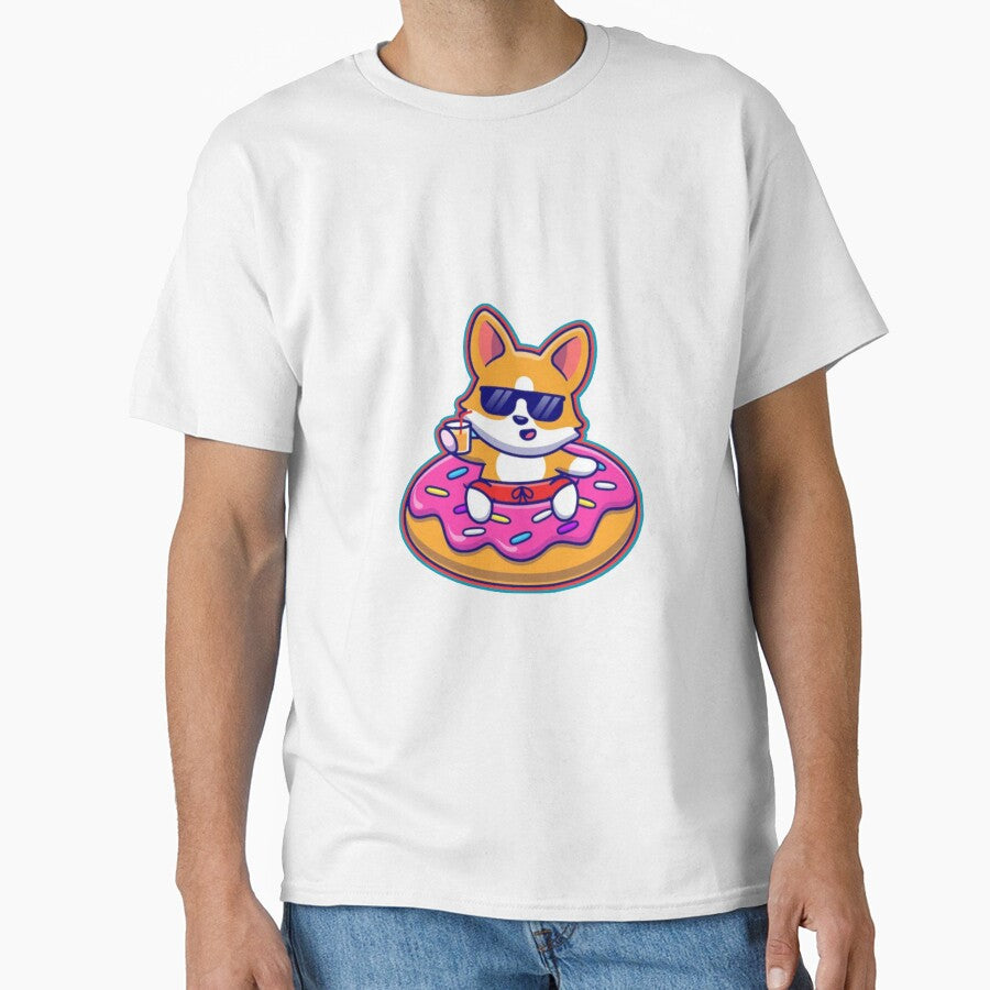 kawaii dog with sunglass by comicc