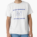 My Cat Ignores Me But I Still Love Him – Funny Cat Lover Design by Senkov