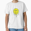Classic 90s Doodle Yellow Melting Smiley by crazygoose30