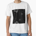 Flower flora stroke simple sketch black pattern by Yana Mustafina | Boho Soulful Designs