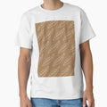 Minimalist Floral Pattern Dark Brown by SoloTravelerSt