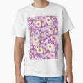 PURPLE BOHO MODERN FLOWERS by blomastudios