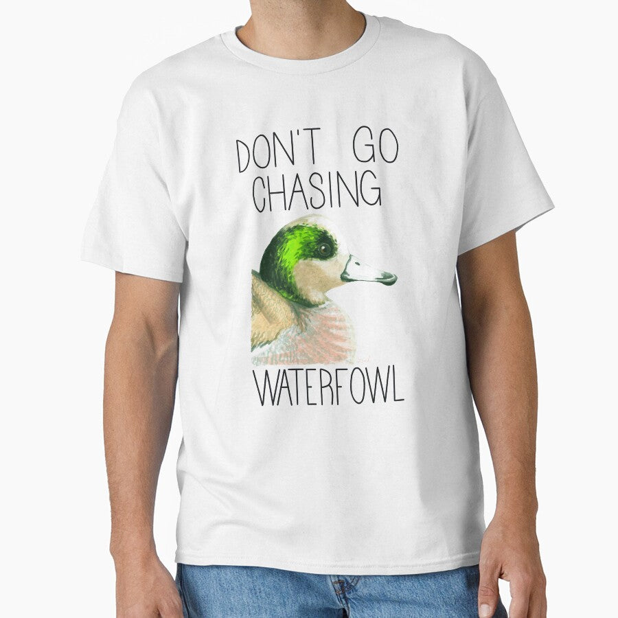 Don't Go Chasing Waterfowl (American Wigeon) by LauraWolfArtist