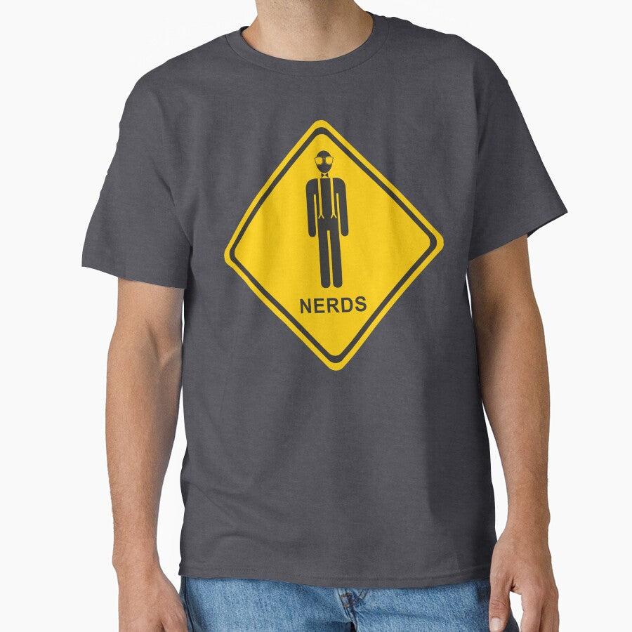 Nerd Warning Sign by PromoteProgress