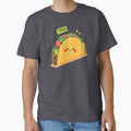 Cute Kawaii Taco with Taco Sign – Adorable Food Art by DesertOptimist