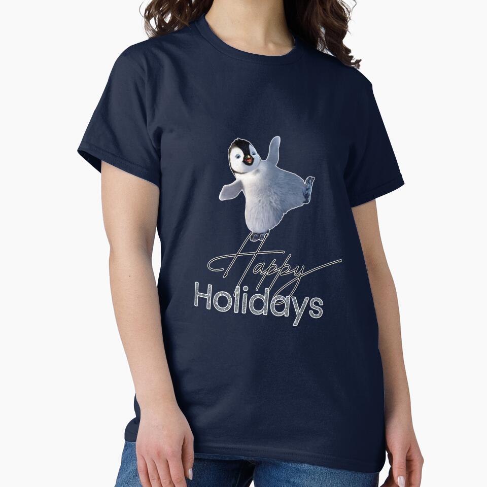Penguin Holiday Greeting by Liani DeGeeter