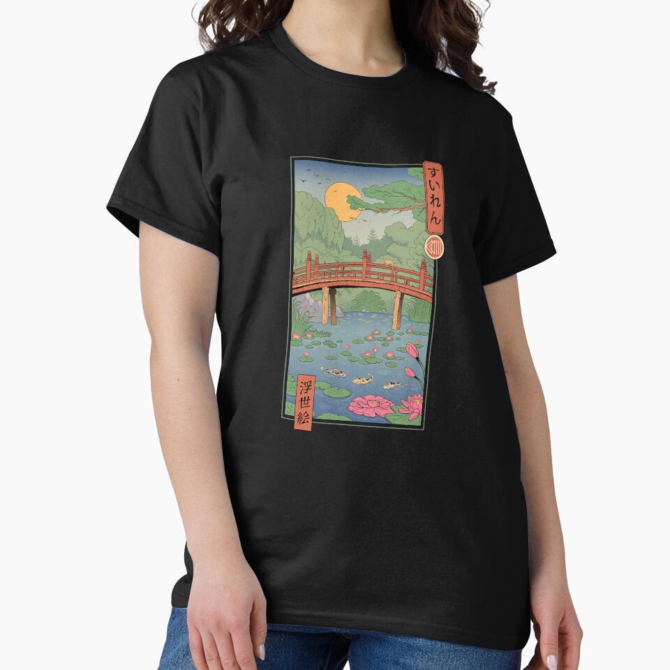 Water Lilies Ukiyo-e by vincenttrinidad