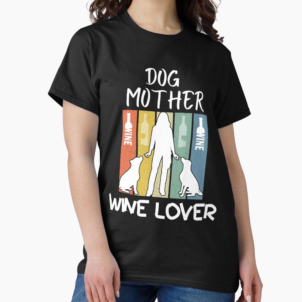 Dog Mother Wine Lover Simple Cute by Sweet-A-Dsignz