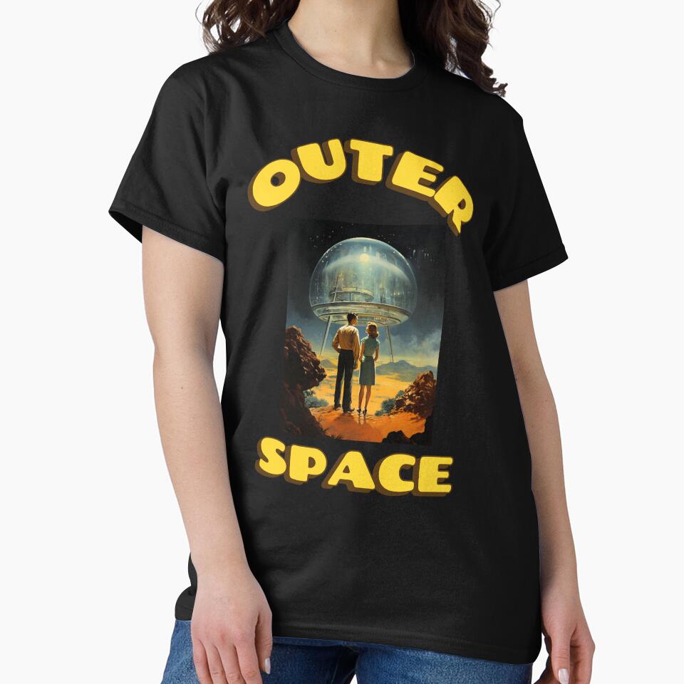 Vintage SciFi, UFO, Alien, Invasion, Mars, Outer Space by tshirtart2024