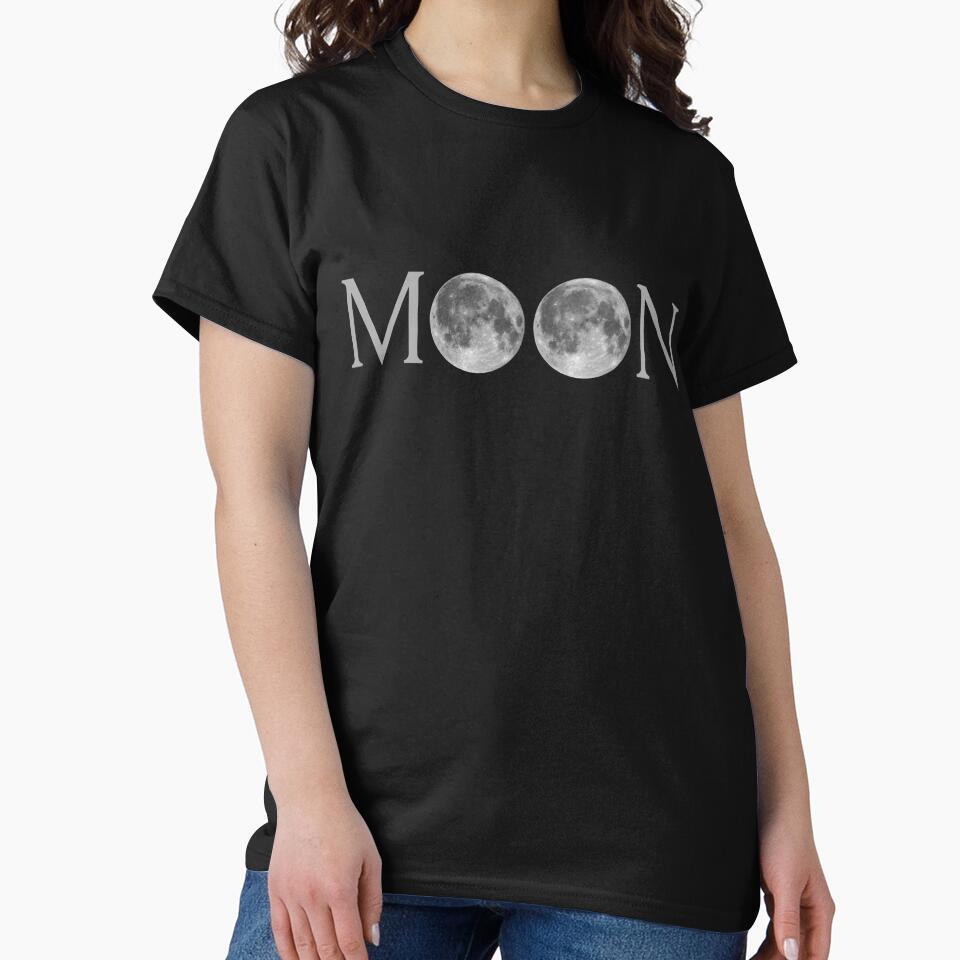 Minimalist Moon Wordmark by CyrilloArt