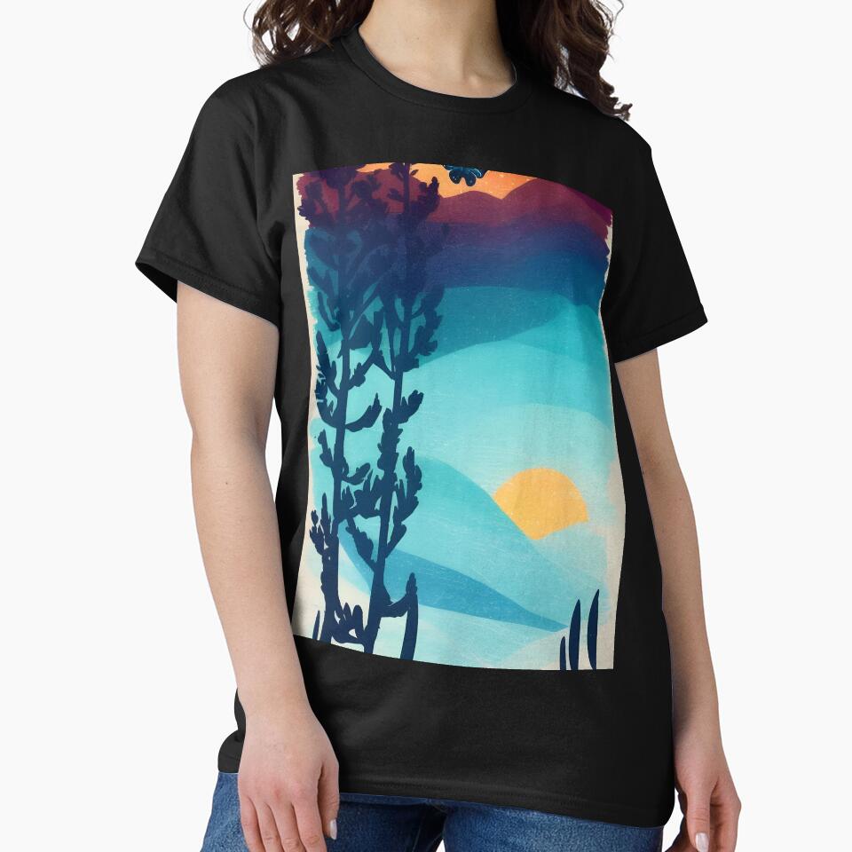 Add a Touch of Nature to Your Home with Our Wide Selection of Beautiful Minimalist Landscape Mountain Trees Prints by supeart