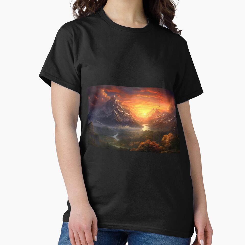 Fantasy Landscape - Sunset Valley by Fantasy Masterpiece