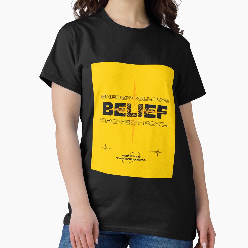 Energy Follows Belief. Protect Both. by Dichotomy Apparel