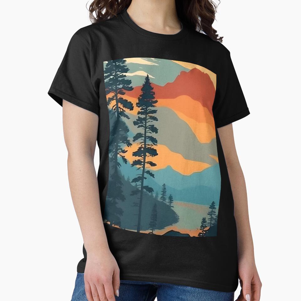 Find the Perfect Minimalist Matte Painting of Bavarian Alps Print for Your Home Decor Needs by supeart