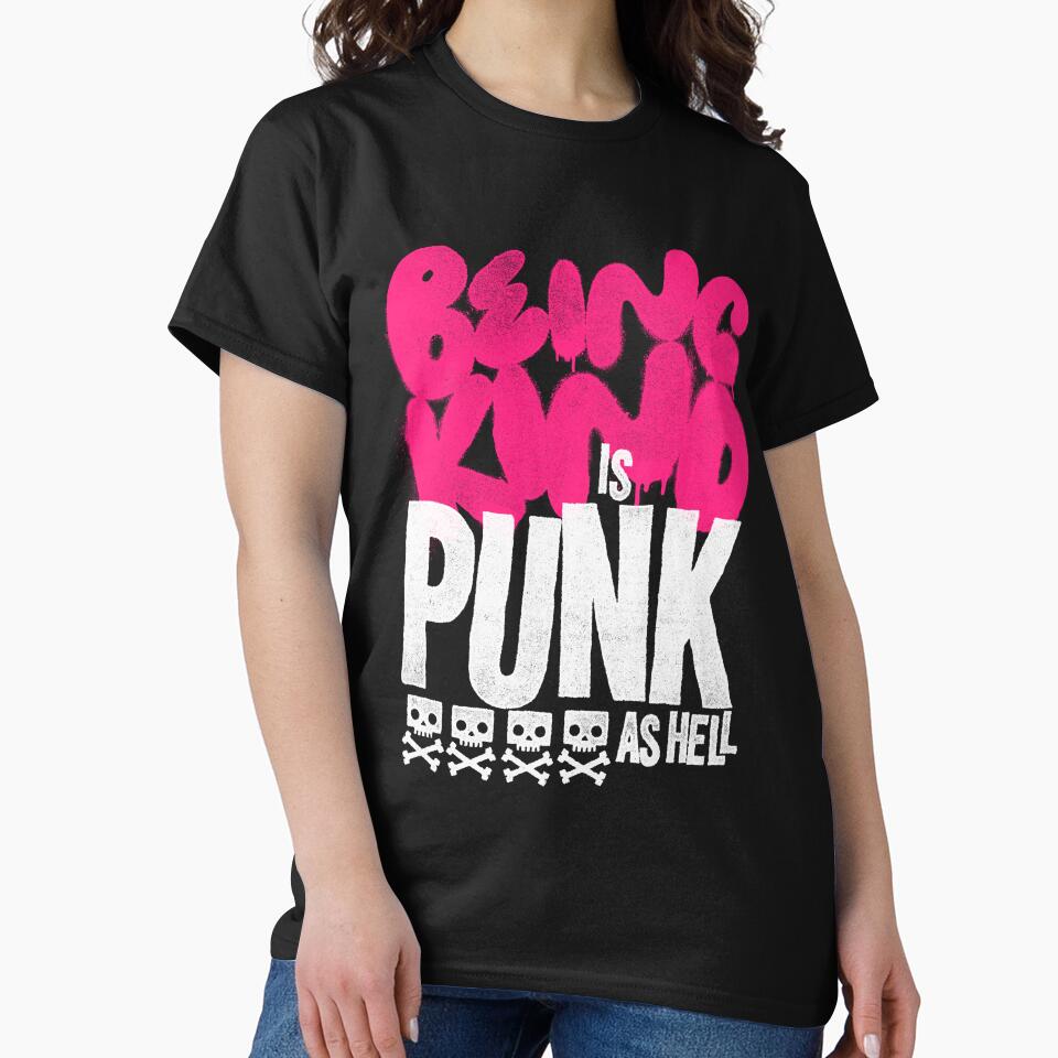 Kind is Punk (Black) by miguelpradaprada