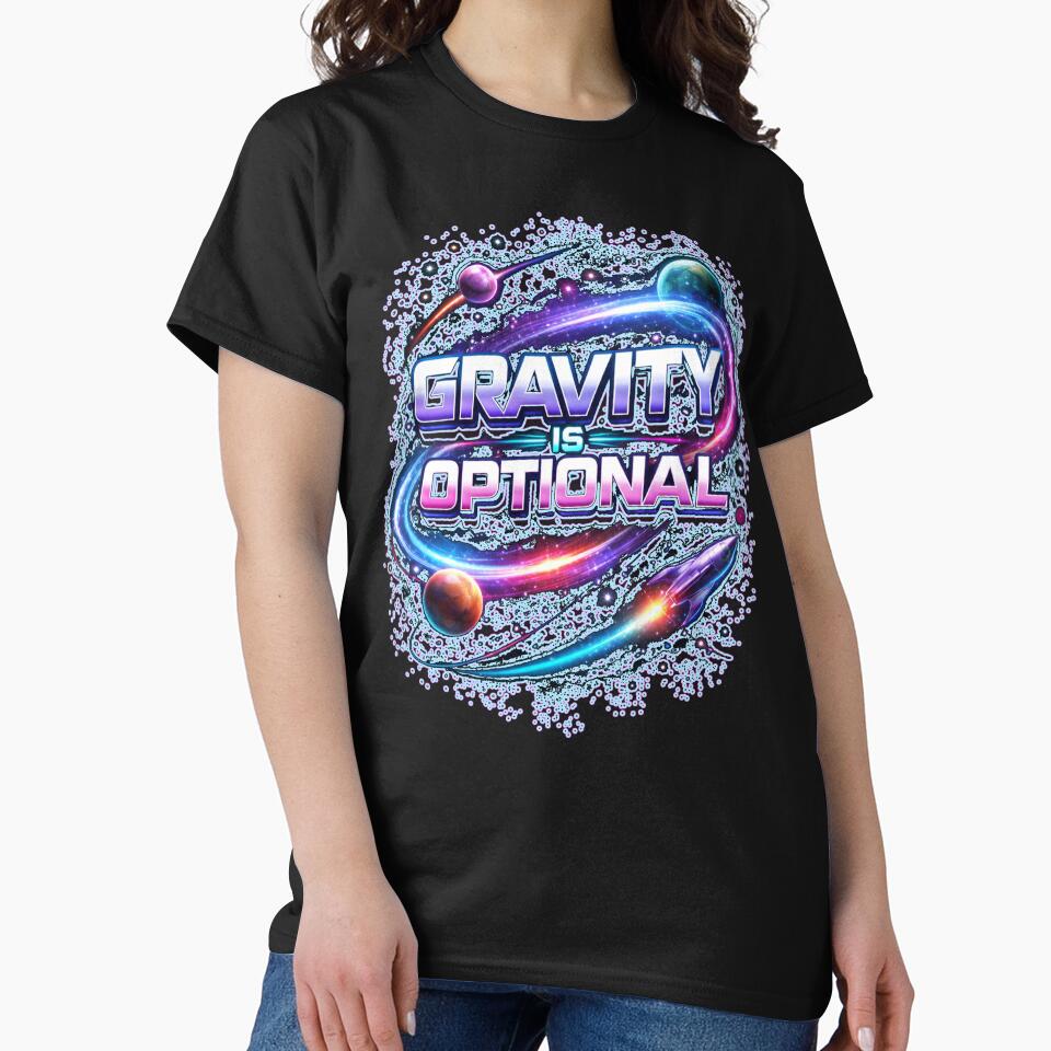 GRAVITY IS OPTIONAL space travel space exploration rocket astronaut planetary missions exoplanets space lover by Jt41
