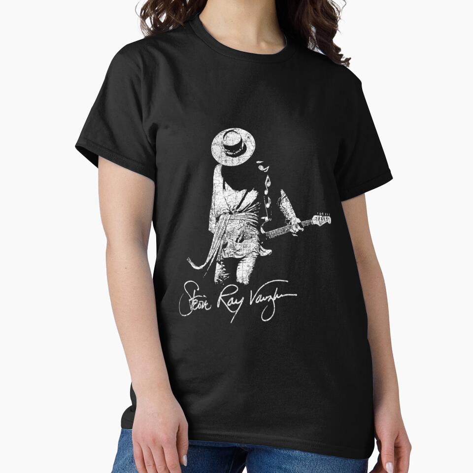 Stevie Ray Vaughan - Vintage Line Art by DanielleJuliens