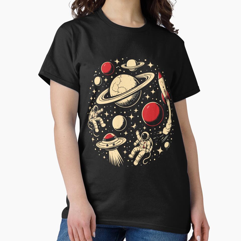 Cool Astronaut Space Galaxy Rocket Funny Kids Design Boys Girls by kiralynstration