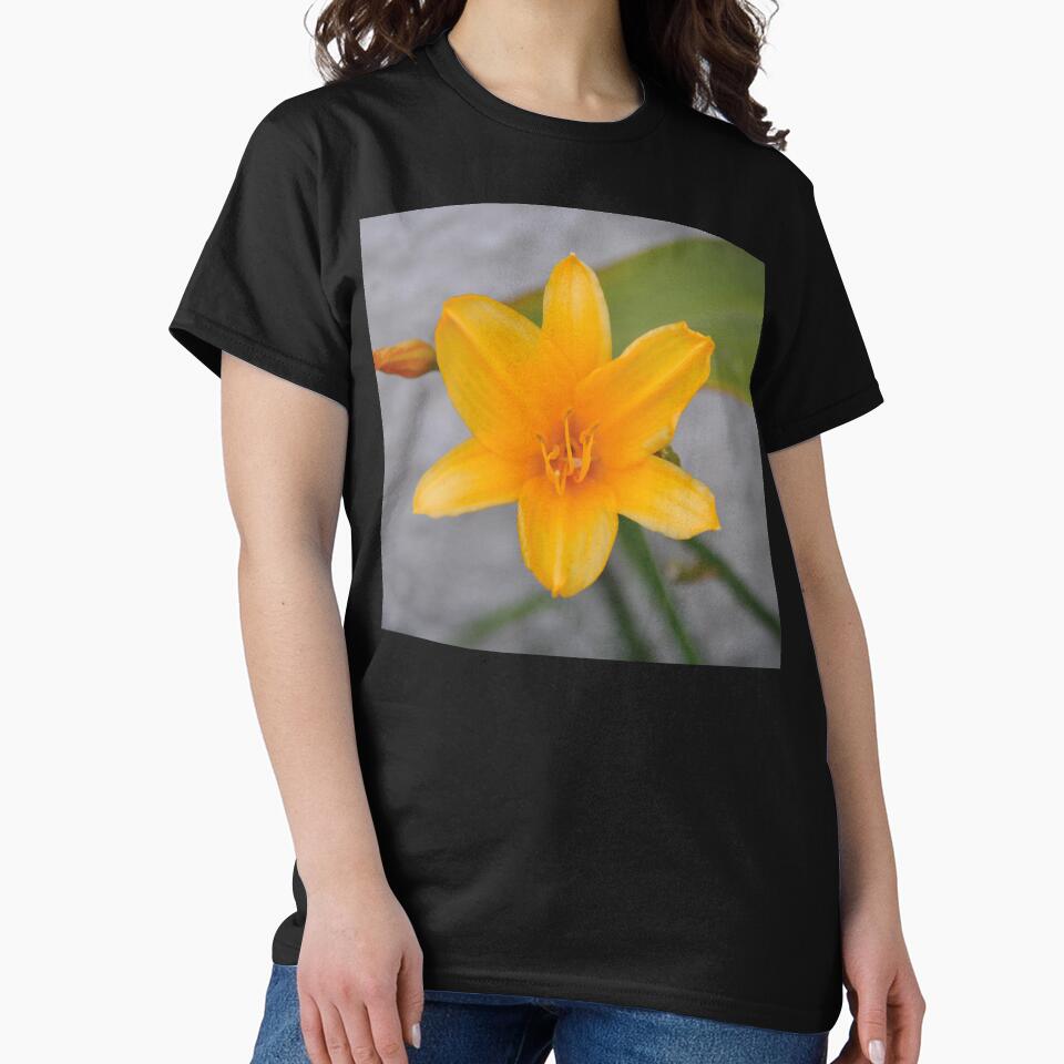 Golden Yellow Daylily Bloom by TheMarketplaceworld