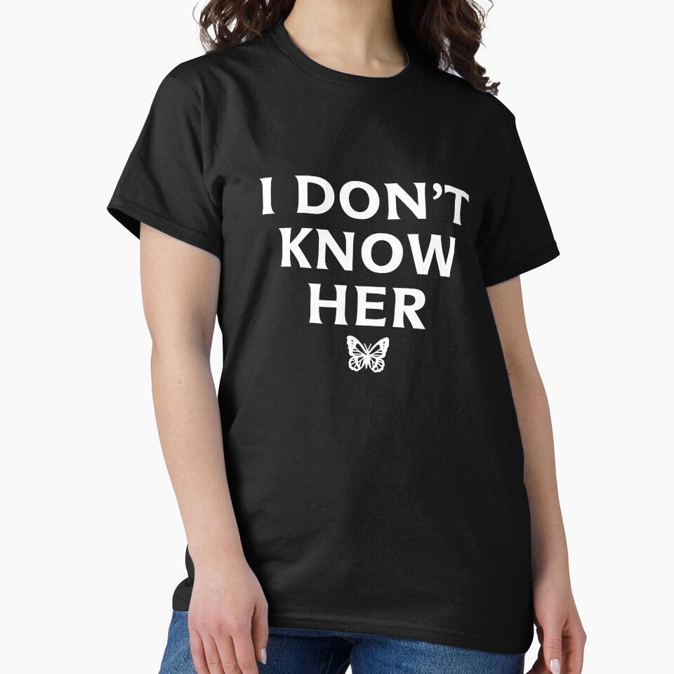 I DON'T KNOW HER Mariah Carey Quote Black by garfunklez