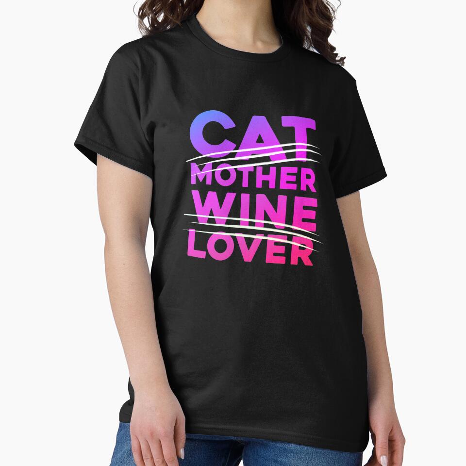 Cat Mother Wine Lover by ArqDezines