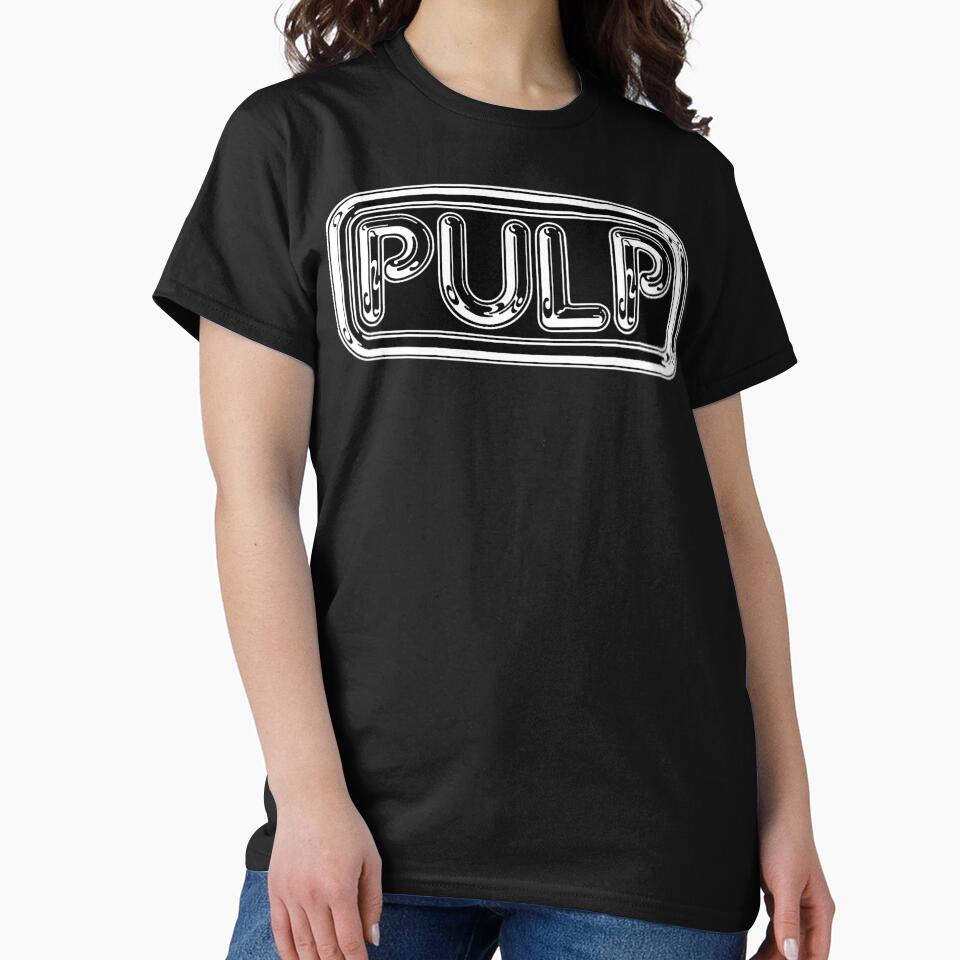 Pulp Rounded Black & White Fan Artwork & Logo Prints & Clothing by JacksonFeil