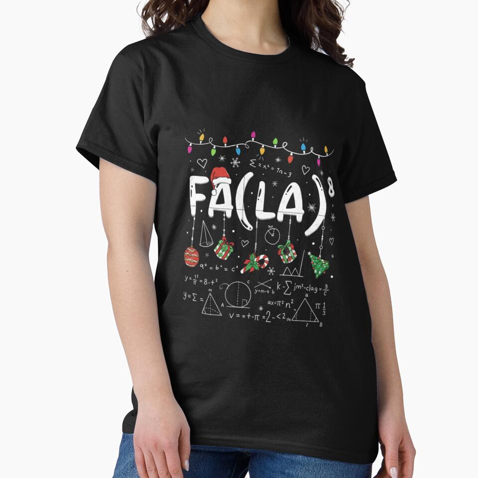 Math Nerd Christmas - Fa la la la by InkImagination1