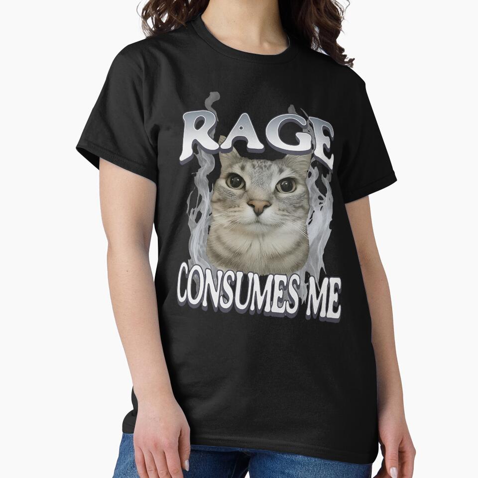 Rage consumes me - Sarcasm cat meme by Darkifun