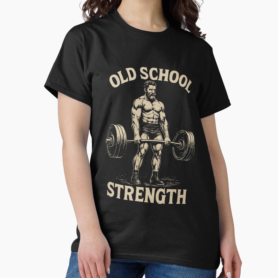 Old School Strength - Gym Workout Motivational by chantastical