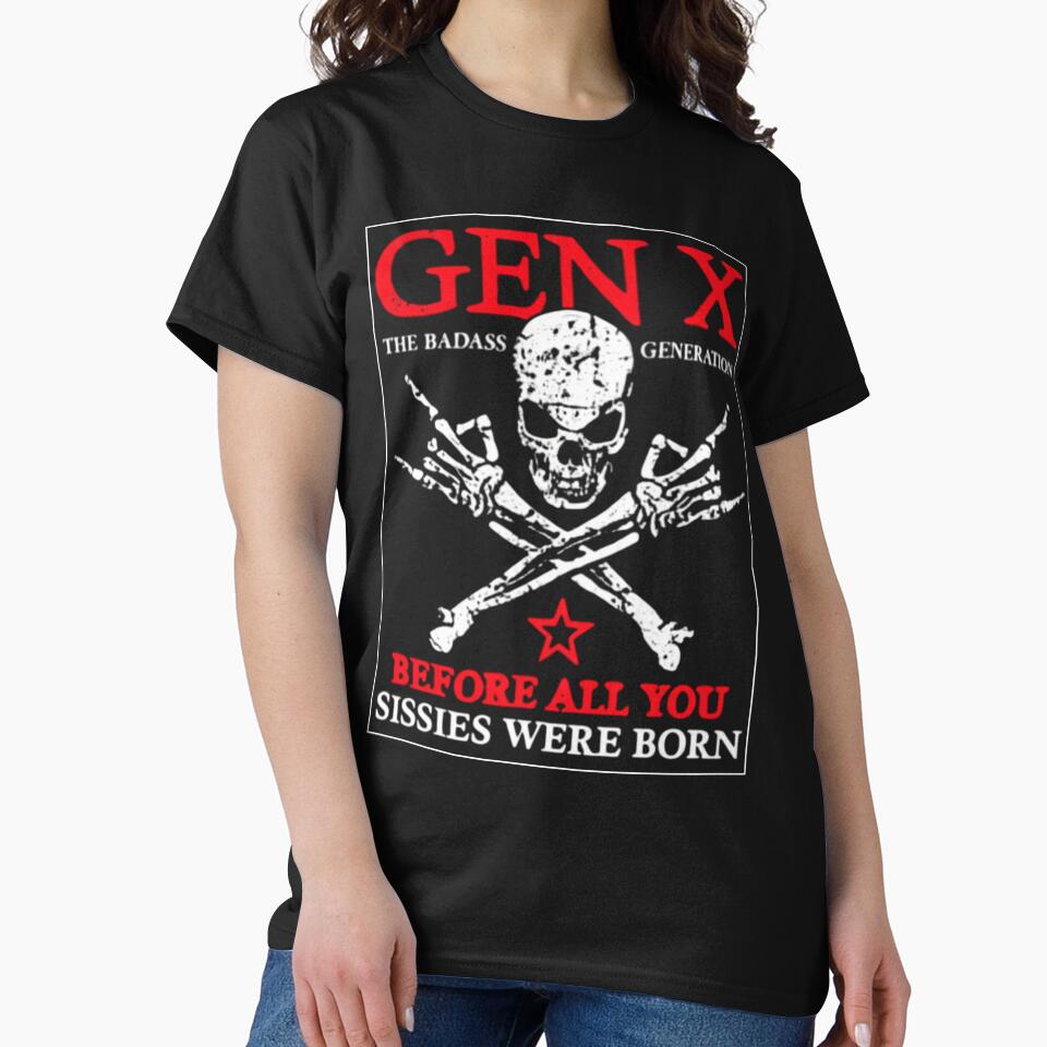 X Generation Before All You Sissie Were Born Skull Rock Hand by Tbinl