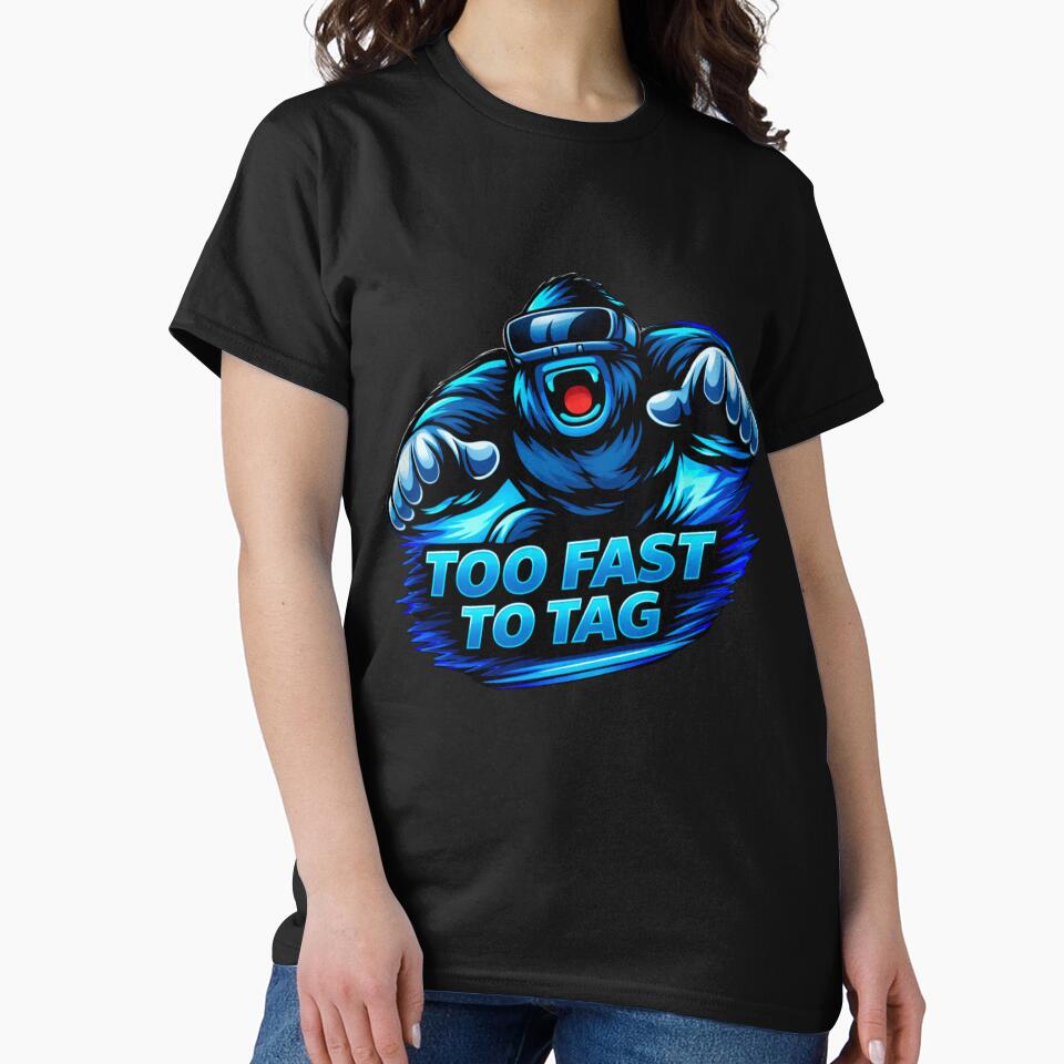 Too Fast to Tag – VR Gorilla Gamer Design by JustJaxGaming