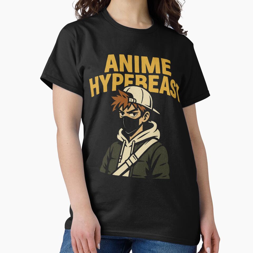Anime Hypebeast Streetwear Masked Anime Boy Urban Aesthetic Design by astersgraphics