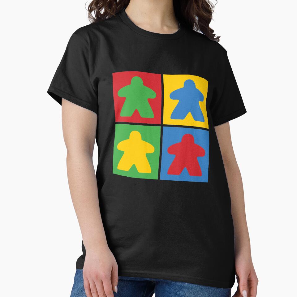 Board Game Four Meeples by RhoaDesigns
