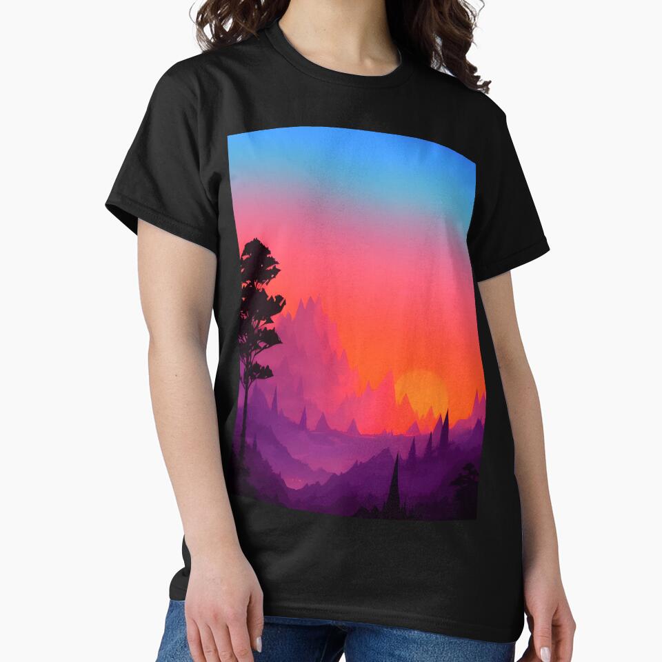 Minimalist Landscape Mountain Trees Prints: A Unique and Eye-catching Addition to Your Home by supeart