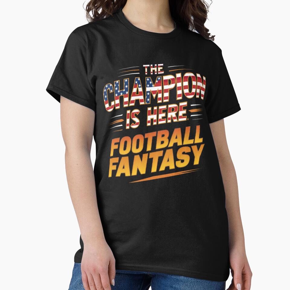 The Champion Is Here USA - Football Fantasy by Dirty-Designs