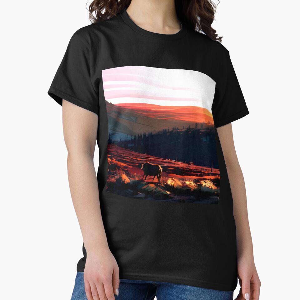 Add a Touch of Beauty and Tranquility to Your Life with Our Gorgeous Minimalist Landscape Mountain Valley Prints by supeart