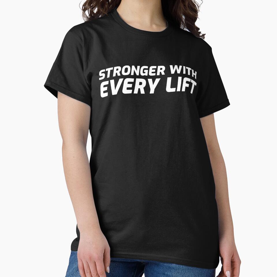 Stronger With Every Lift by GymMotivation