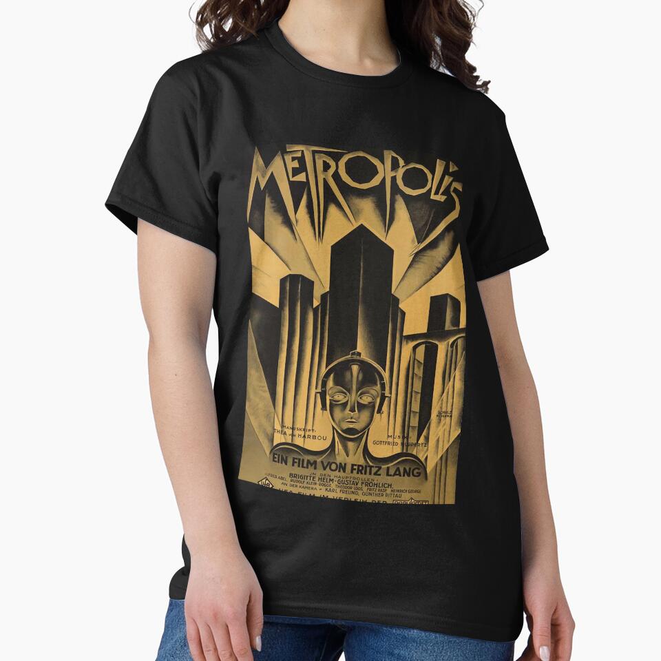 Metropolis, Fritz Lang, 1926 - vintage movie poster, b&w Classic by CherieUnderwood